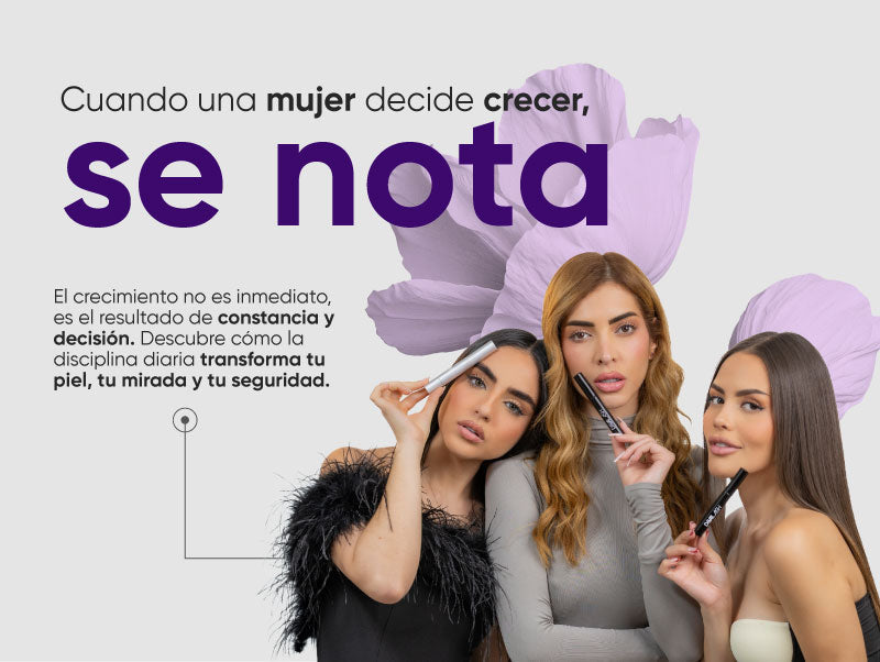 Cuando una mujer decide crecer, se nota