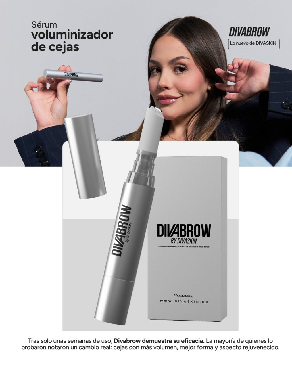 Divabrow - Serum para el crecimiento de cejas