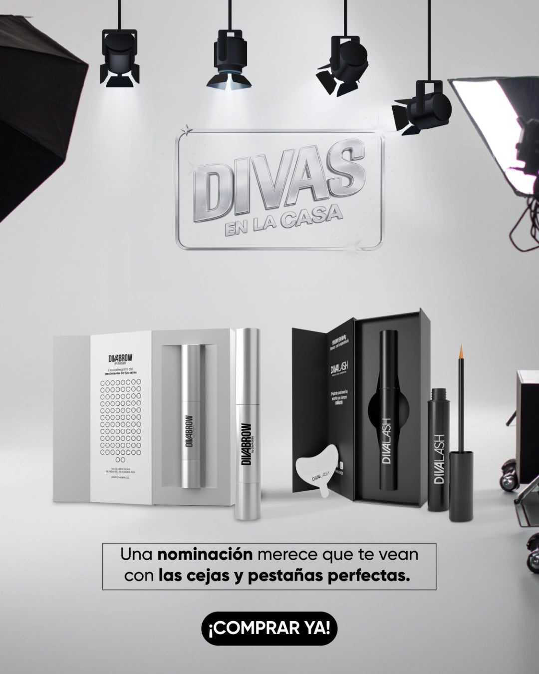 divas en la casa divabrow y divalash una nominación merece que te vean con las cejas y pestañas perfectas
